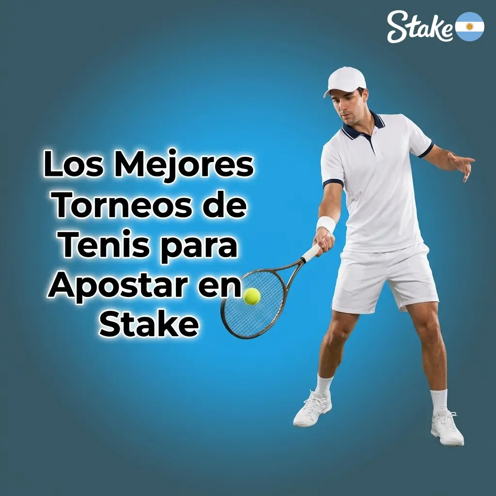 Mejores torneos de tenis para apostar en Stake: Grand Slams, ATP Masters, Argentina Open y WTA Tour