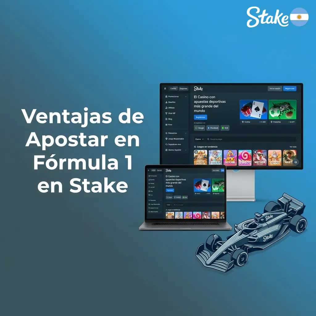Ventajas de apostar en Fórmula 1 en Stake: cuotas, mercados en vivo, ARS y criptomonedas en Argentina